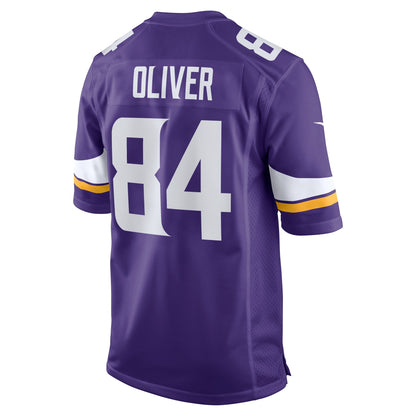 Josh Oliver Minnesota Vikings Nike Game   Jersey - Purple