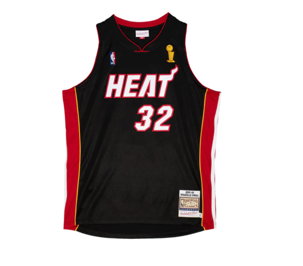 Miami Heat Shaquille O'Neal #32 2005-06 Throwback - Embroidered Jersey