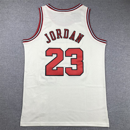 Michael Jordan Chicago Bulls 23 White Jersey