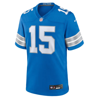 Ennis Rakestraw Jr. Detroit Lions Nike Team Game Jersey -  Blue
