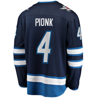 Men's Winnipeg Jets Neal Pionk Fanatics Navy Jersey