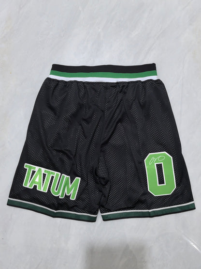 Boston Celtics Black Retro Pocket Shorts