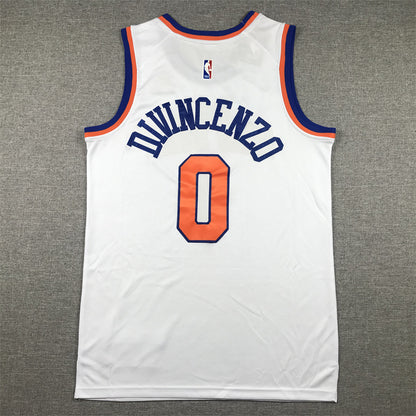 Knicks #0 white jersey
