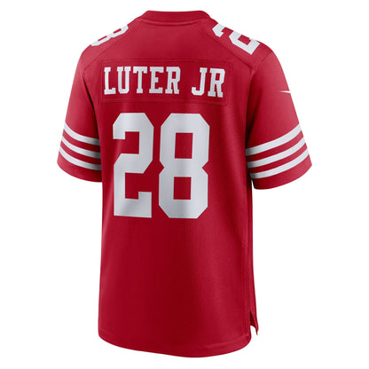 Darrell Luter Jr. San Francisco 49ers Nike  Game Jersey -  Scarlet