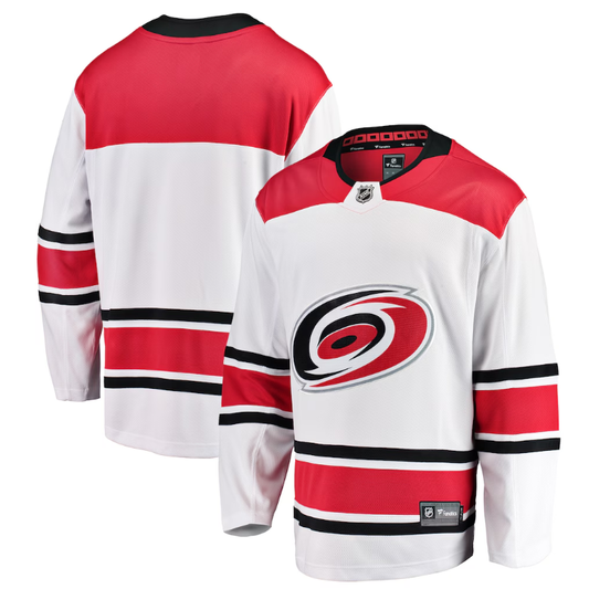 Custom Carolina Hurricanes White Jersey