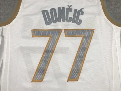Dallas Mavericks Luka Doncic #77 City Edition Swingman Jersey — Embroidered