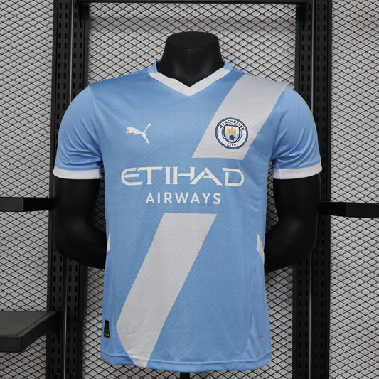2025-26 Manchester City Blue Player Edition Jersey - Men