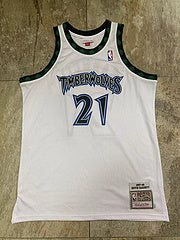 Kevin Garnett Minnesota Timberwolves 21 White MN