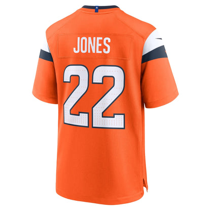 Brandon Jones Denver Broncos Nike Team Game Jersey -  Orange
