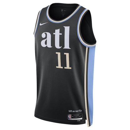 Trae Young Atlanta Hawks2023-2024 season Jersey - Black - City Edition