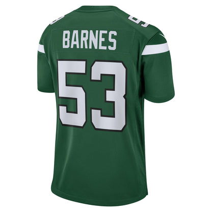 Zaire Barnes New York Jets Nike  Game Jersey - Gotham Green