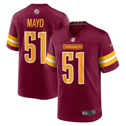 David Mayo Washington Commanders Nike Game   Jersey - Burgundy
