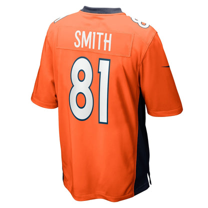 Tre'Quan Smith Denver Broncos Nike  Game Jersey -  Orange