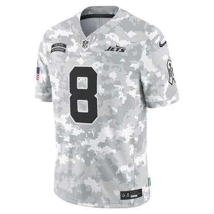 Aaron Rodgers New York Jets Nike 2024 Salute to Service Limited Jersey - Arctic Camo