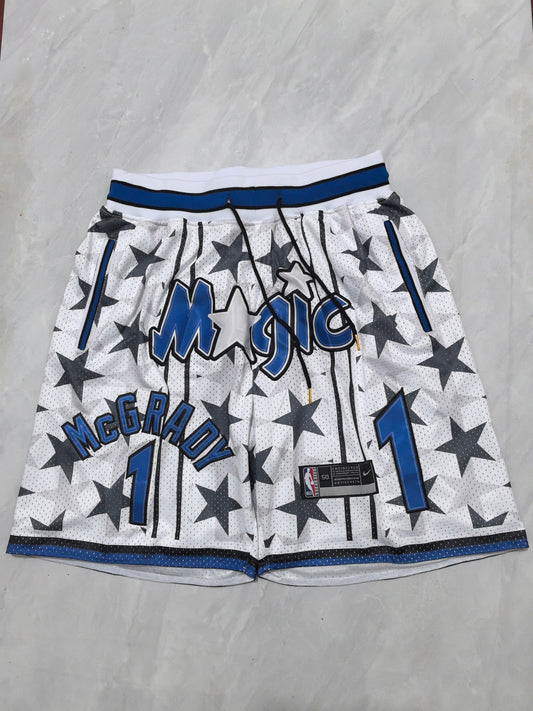 Orlando Magic White Retro Pocket Shorts