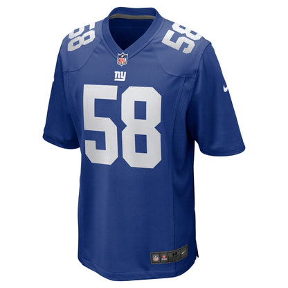 Bobby Okereke New York Giants Nike Game   Jersey - Royal