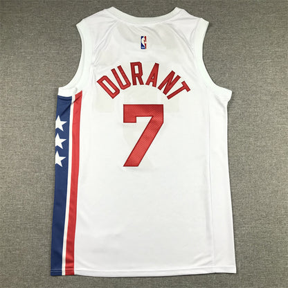 Brooklyn Nets Kevin Durant #7 City Edition - Embroidered Jersey