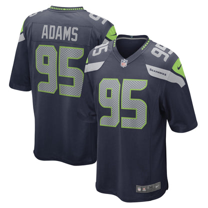 Myles Adams Seattle Seahawks Nike Game   Jersey - College Navy