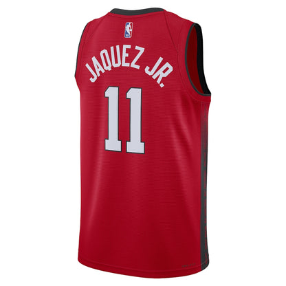 Unisex Miami Heat Jaime Jaquez Jr. Red 2024/25 Swingman Jersey - City Edition