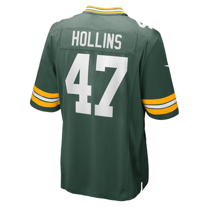 Justin Hollins Green Bay Packers Nike Home Game   Jersey - Green