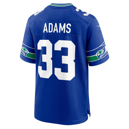 Jamal Adams Seattle Seahawks Nike Throwback   Game Jersey - Royal
