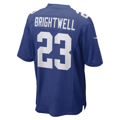 Gary Brightwell New York Giants Nike Team Game   Jersey - Royal