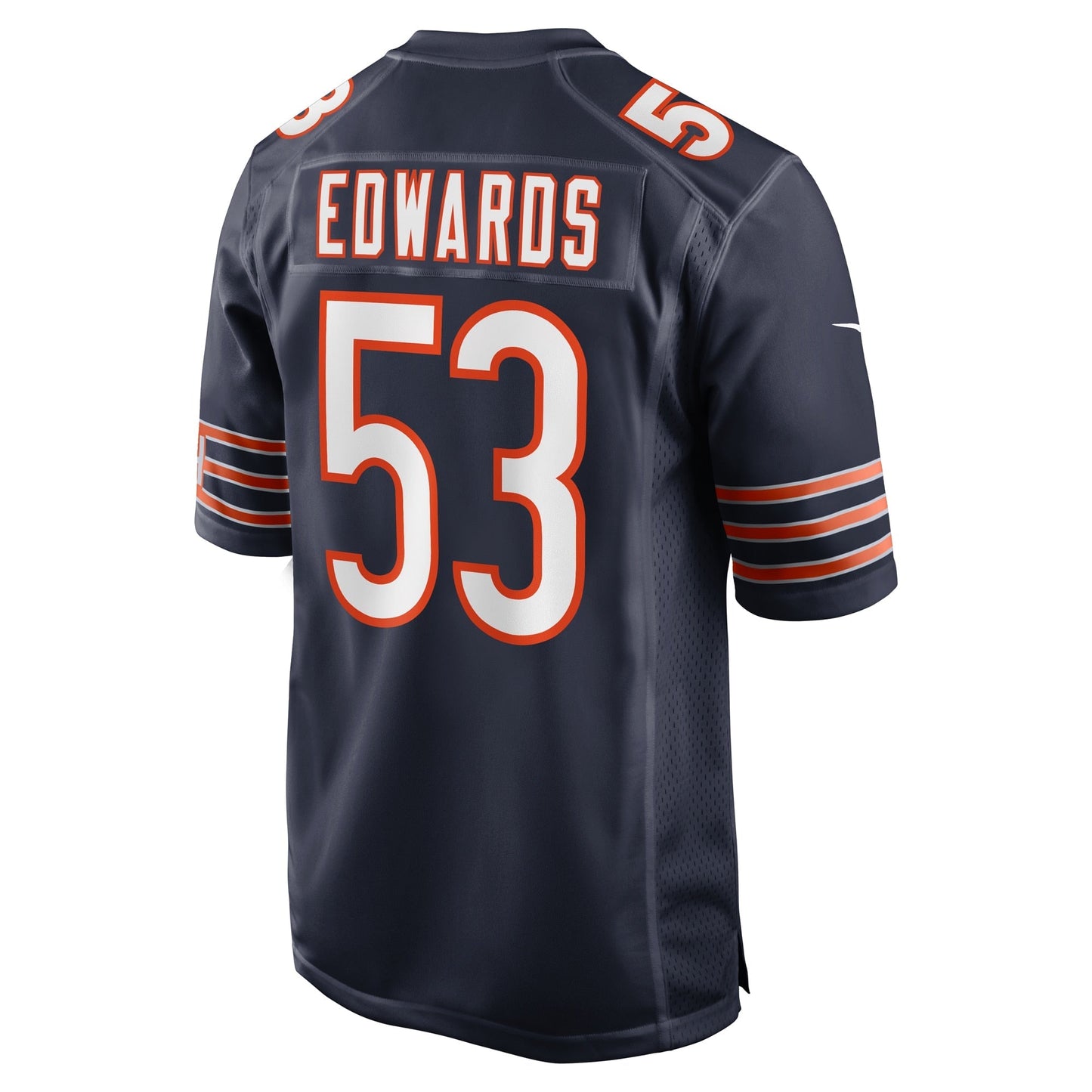 TJ Edwards Chicago Bears Nike Game   Jersey - Navy