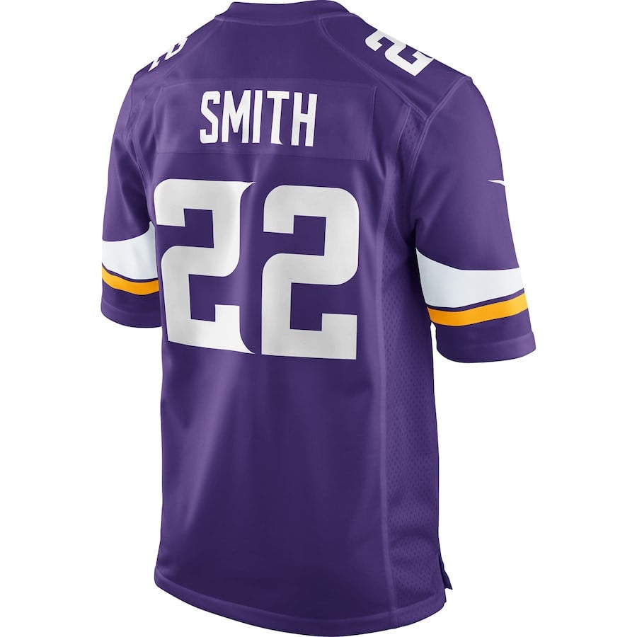 Harrison Smith 22 Minnesota Vikings Game Jersey - Purple