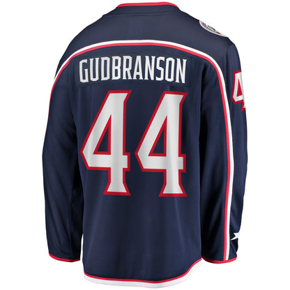 Erik Gudbranson Columbus Blue Jackets   Home Breakaway  Jersey - Navy