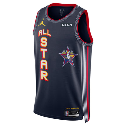 Custom Brand Navy 2025 NBA All-Star Game Swingman Jersey