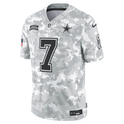 Trevon Diggs Dallas Cowboys Nike 2024 Salute to Service Limited Jersey - Arctic Camo