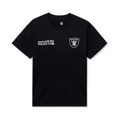 Las Vegas Raiders AntiSocialSocialClub x NFL Black Team T-Shirt