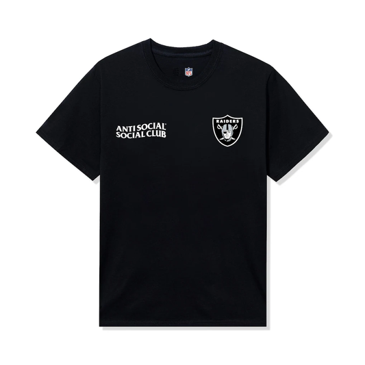 Las Vegas Raiders AntiSocialSocialClub x NFL Black Team T-Shirt