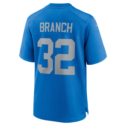 Brian Branch Detroit Lions Nike Alternate Game Jersey -  Blue