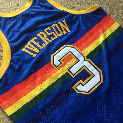 Allen Iverson Denver Nuggets Throwback Jersey