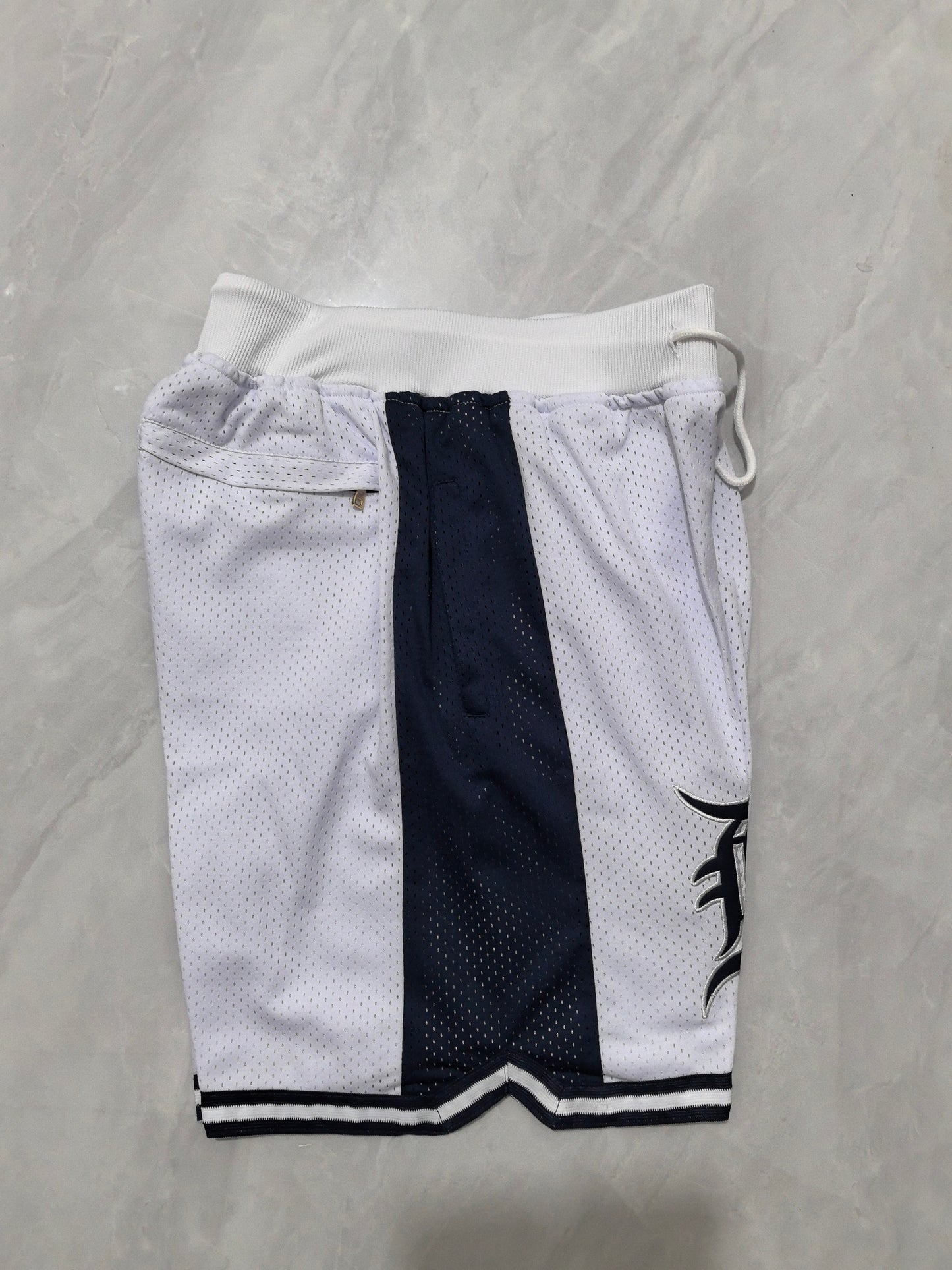 Detroit Tigers white pocket shorts
