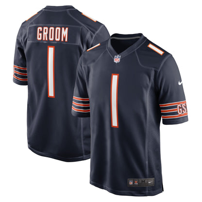 Number 1 Groom Chicago Bears Nike Game Jersey - Navy
