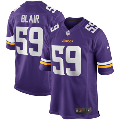 Matt Blair Minnesota Vikings Nike Game Retired   Jersey - Purple