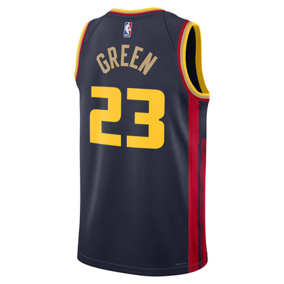 Unisex Golden State Warriors Draymond Green Navy 2024/25 Swingman Jersey - City Edition