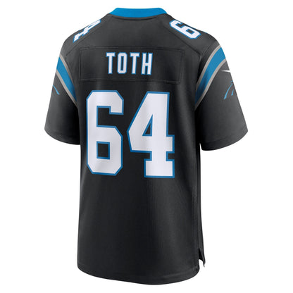 Brett Toth Carolina Panthers Nike  Game Jersey -  Black