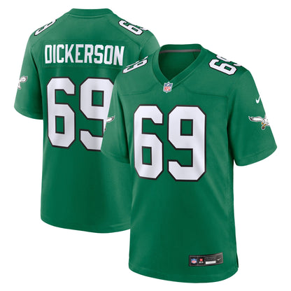 Landon Dickerson Philadelphia Eagles Nike Alternate Game Jersey - Kelly Green