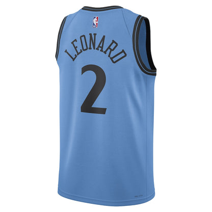 Unisex LA Clippers Kawhi Leonard  Light Blue 2024/25 Swingman Jersey - City Edition