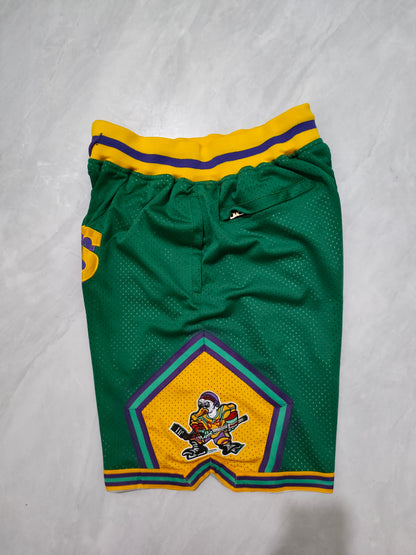 JUST DON Anaheim Ducks Pocket Shorts
