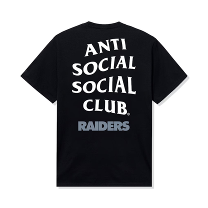 Las Vegas Raiders AntiSocialSocialClub x NFL Black Team T-Shirt