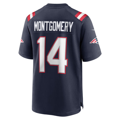 Ty Montgomery New England Patriots Nike   Game Jersey - Navy