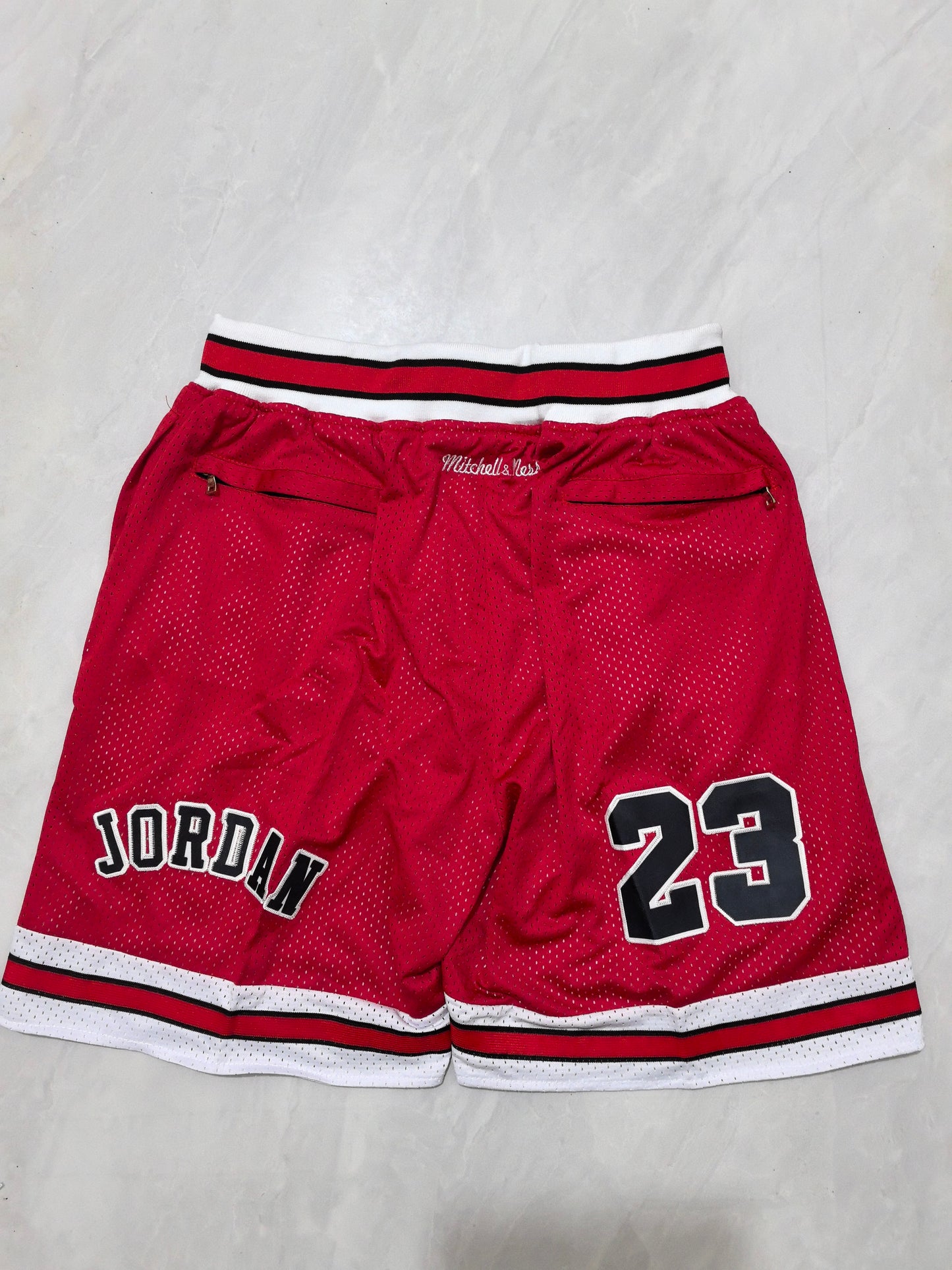 Chicago Bulls Red Retro Pocket Shorts