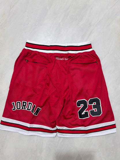 Chicago Bulls Red Retro Pocket Shorts