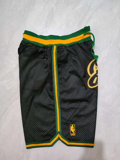 Los Angeles Lakers Black City Edition Pocket Shorts