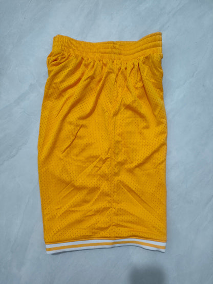 Toronto Raptors yellow retro shorts