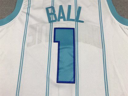Charlotte Hornets LaMelo Ball #1 City Edition Swingman Jersey - Embroidered